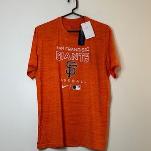 Nike Men's Orange San Francisco Giants Baseball Tee size large